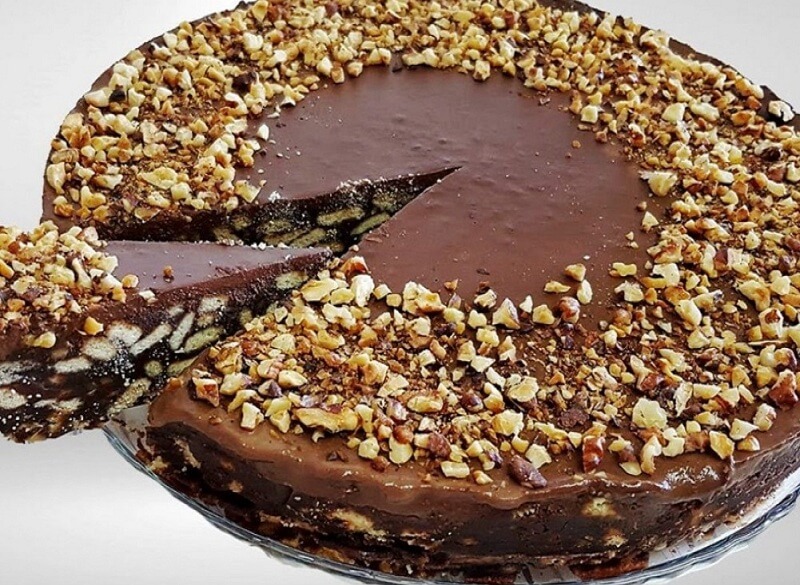 Простой рецепт вкусного шоколадного торта без выпечки