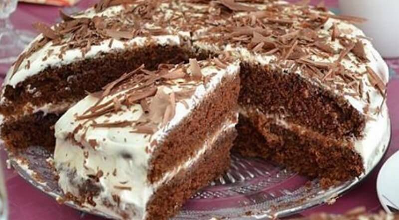Шоколадный торт на кефире «Сладкий сон»